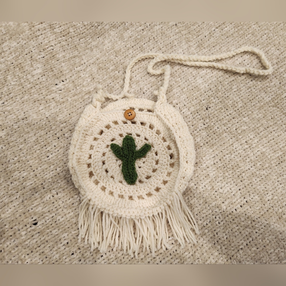 Cross-Body Cactus Purse